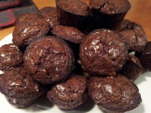 Homemade brownie bites