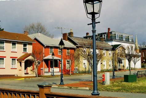 The sunny side of the street.